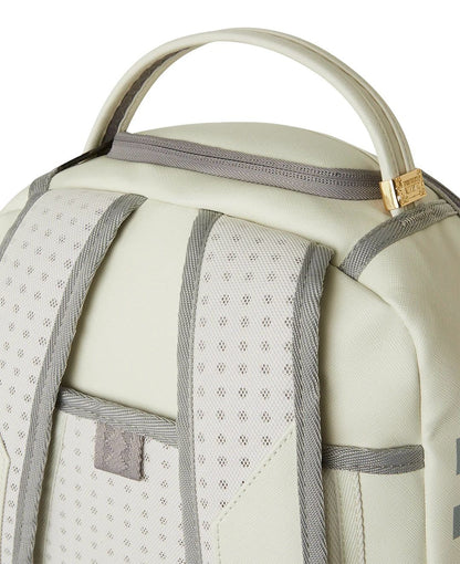 Zaino Sprayground bianco cream check shark central backpack