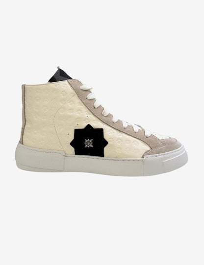 Sneakers John Richmond alte con logo jacquard uomo