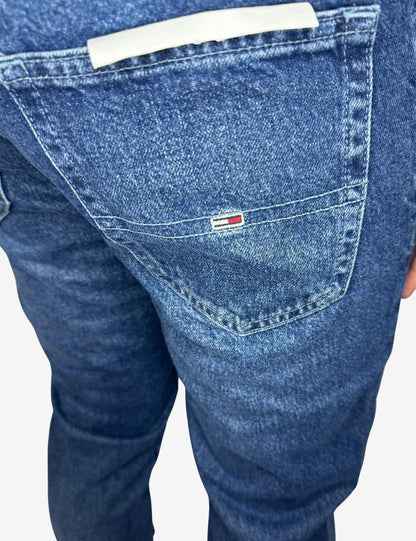 Jeans Tommy Jeans slim in denim medio uomo