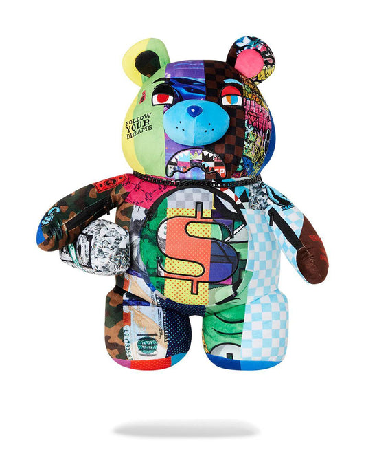 Zaino Sprayground orsetto marrone shark masterpieces moneybear teddybear backpack