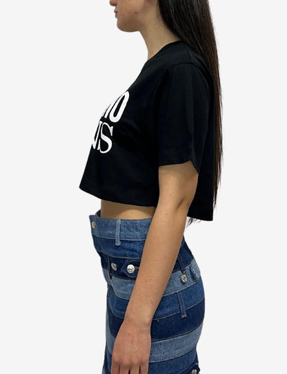 T-Shirt Moschino jeans modello crop donna