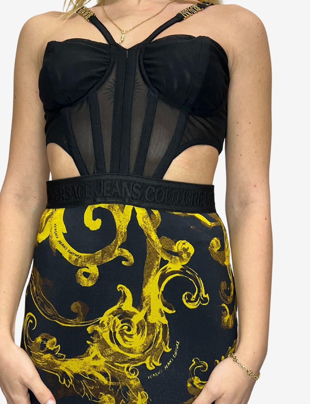 Abito Versace Jeans Couture con corsetto donna