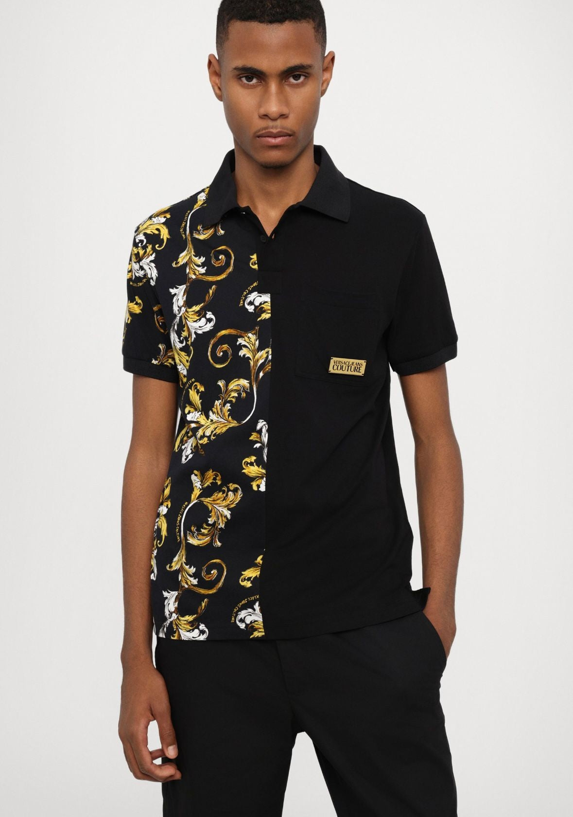 Polo Versace Jeans Couture "Outline Barocco" uomo