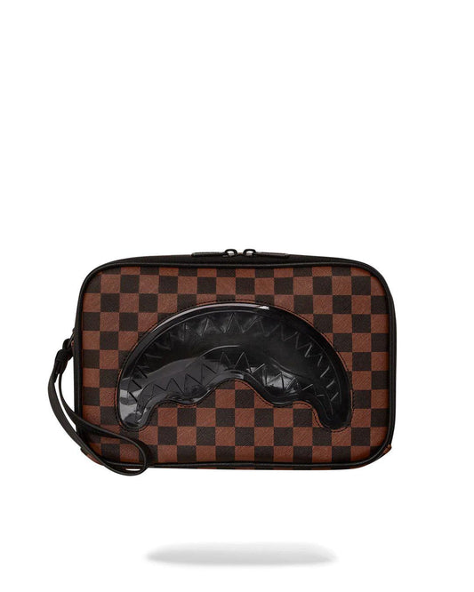 Pochette e beauty Sprayground shark in paris clear for takeoff toiletry