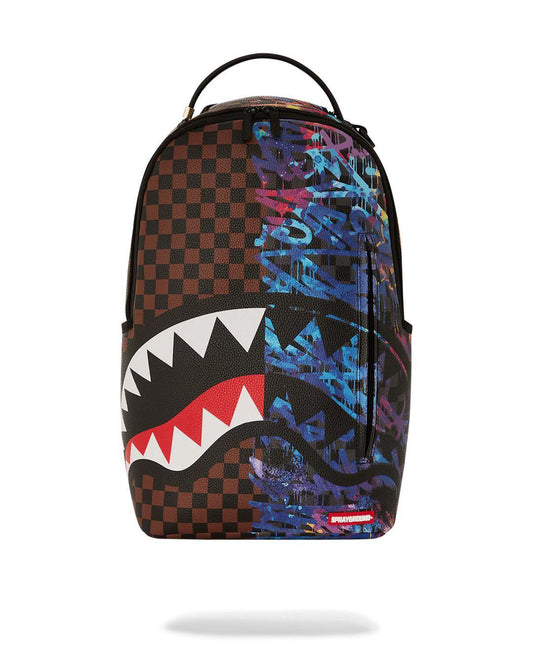 Zaino Sprayground marrone glow in the dark city of light dlxsv backpack