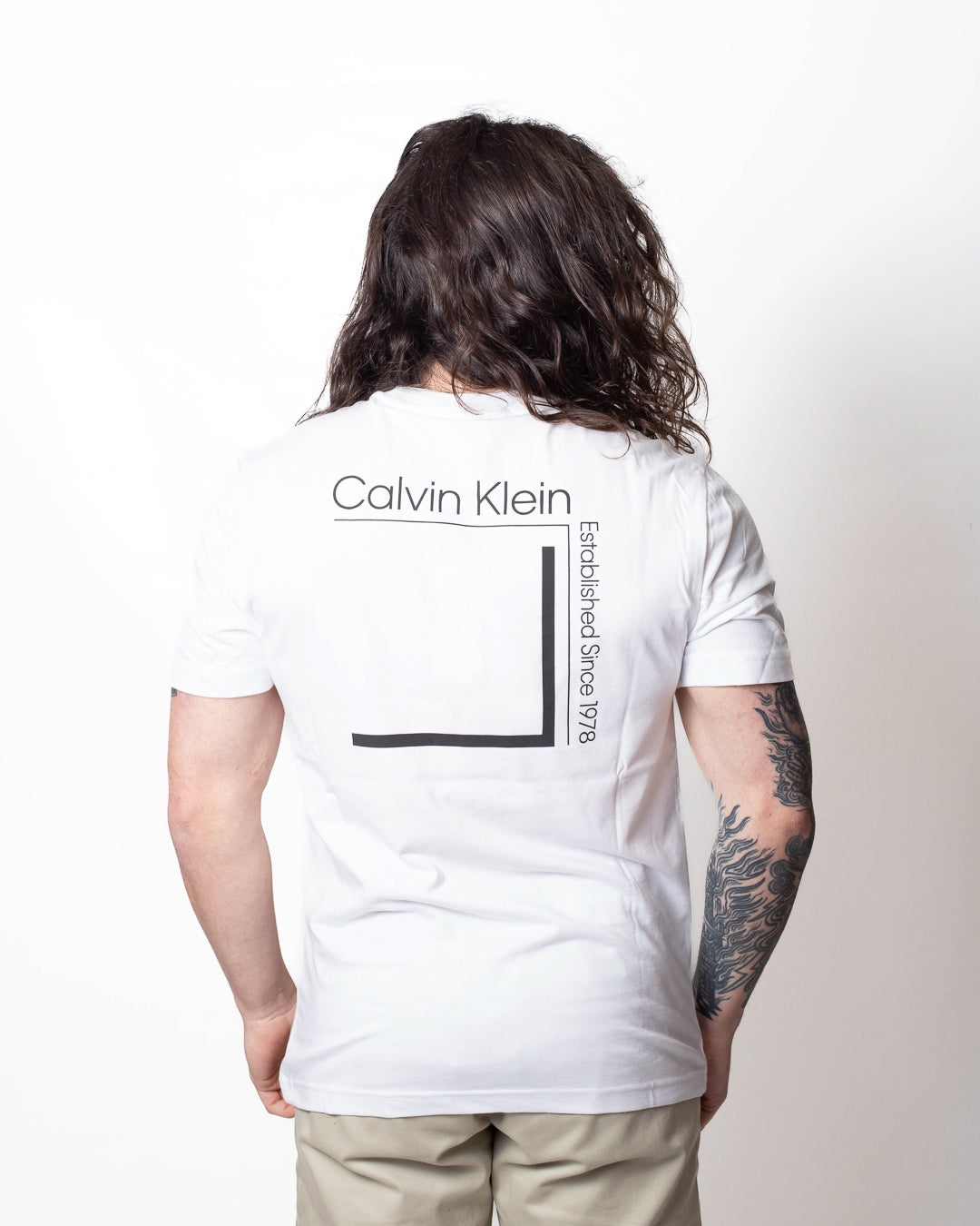 T-Shirt Calvin Klein con stampa uomo