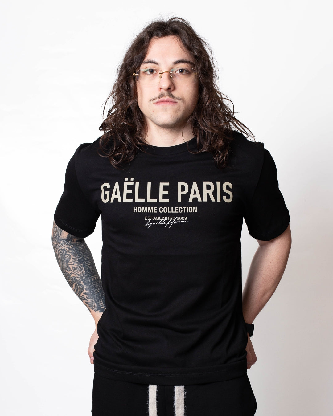 T-Shirt Gaelle con stampa "Gaelle Paris" uomo