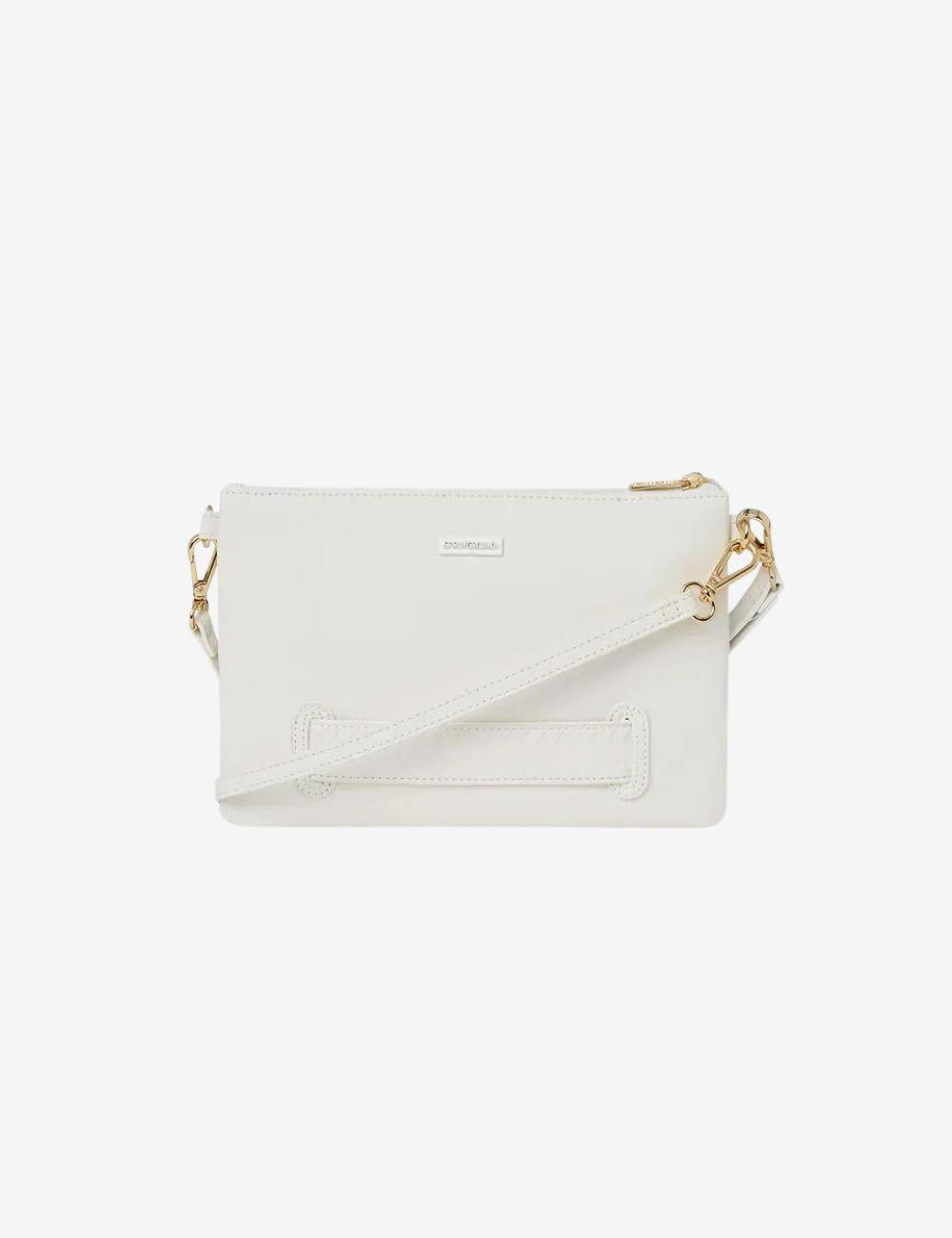 Pochette Sprayground bianco pearl sharkmouth pochette