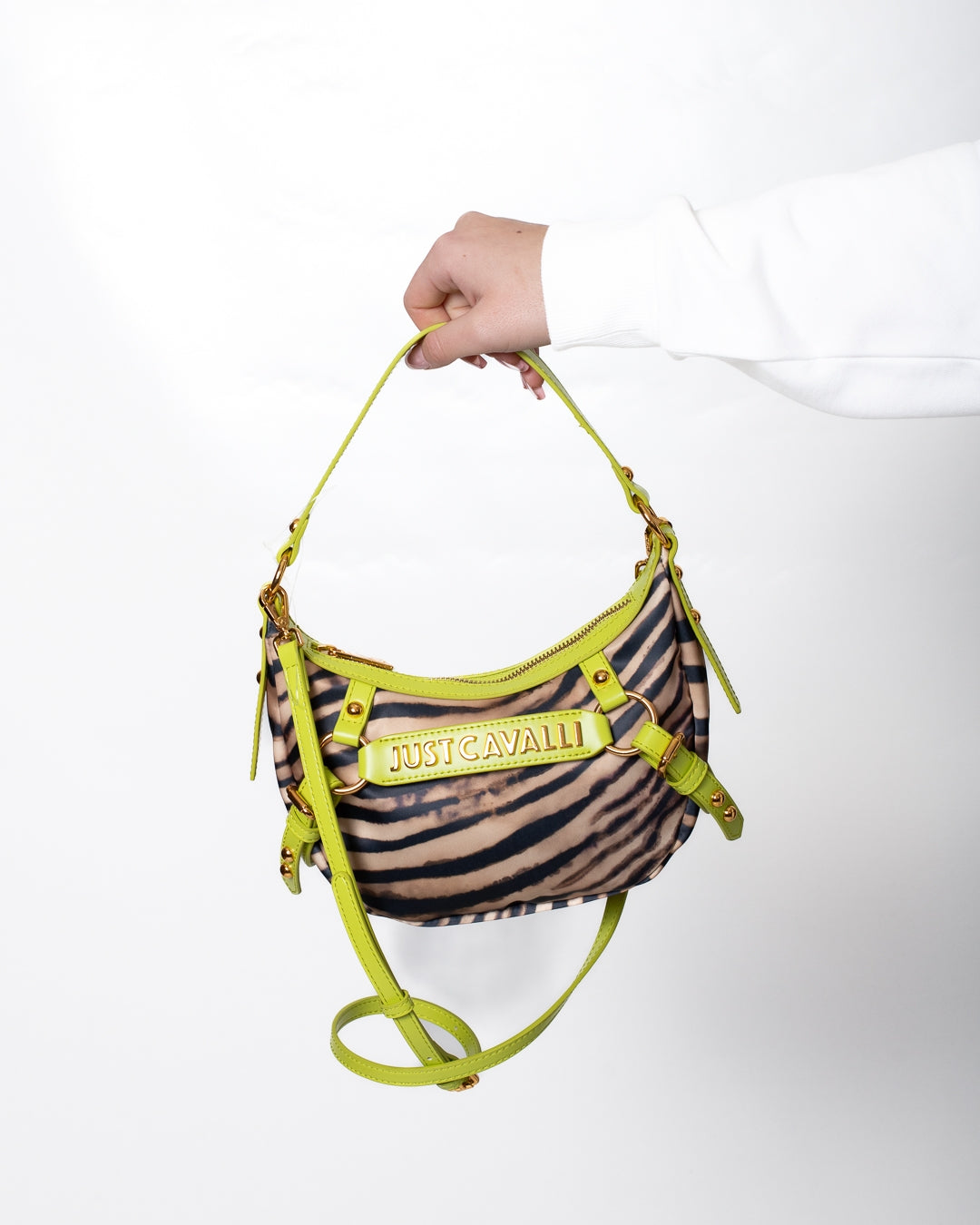 Borsa Just Cavalli satin "Foulard Cage" donna