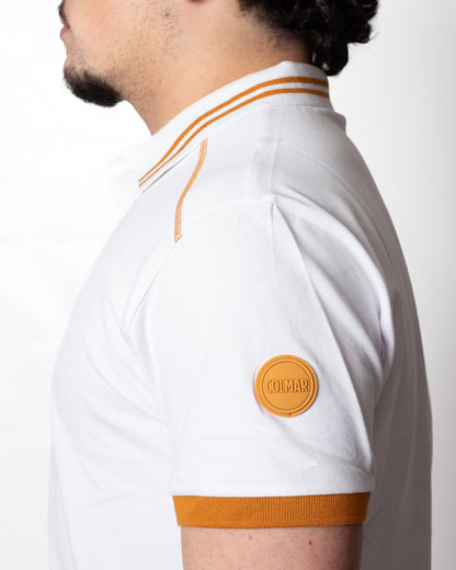 Polo Colmar in piquet "Contrasting Colour Logo" uomo