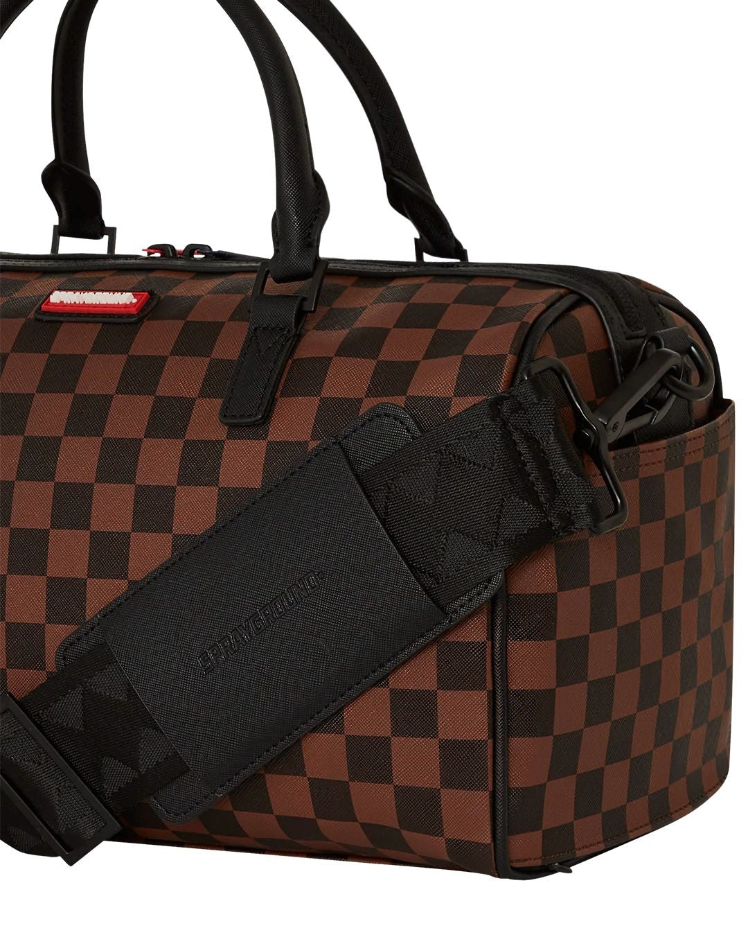 Borsa Sprayground marrone machine Francaise mini duffle