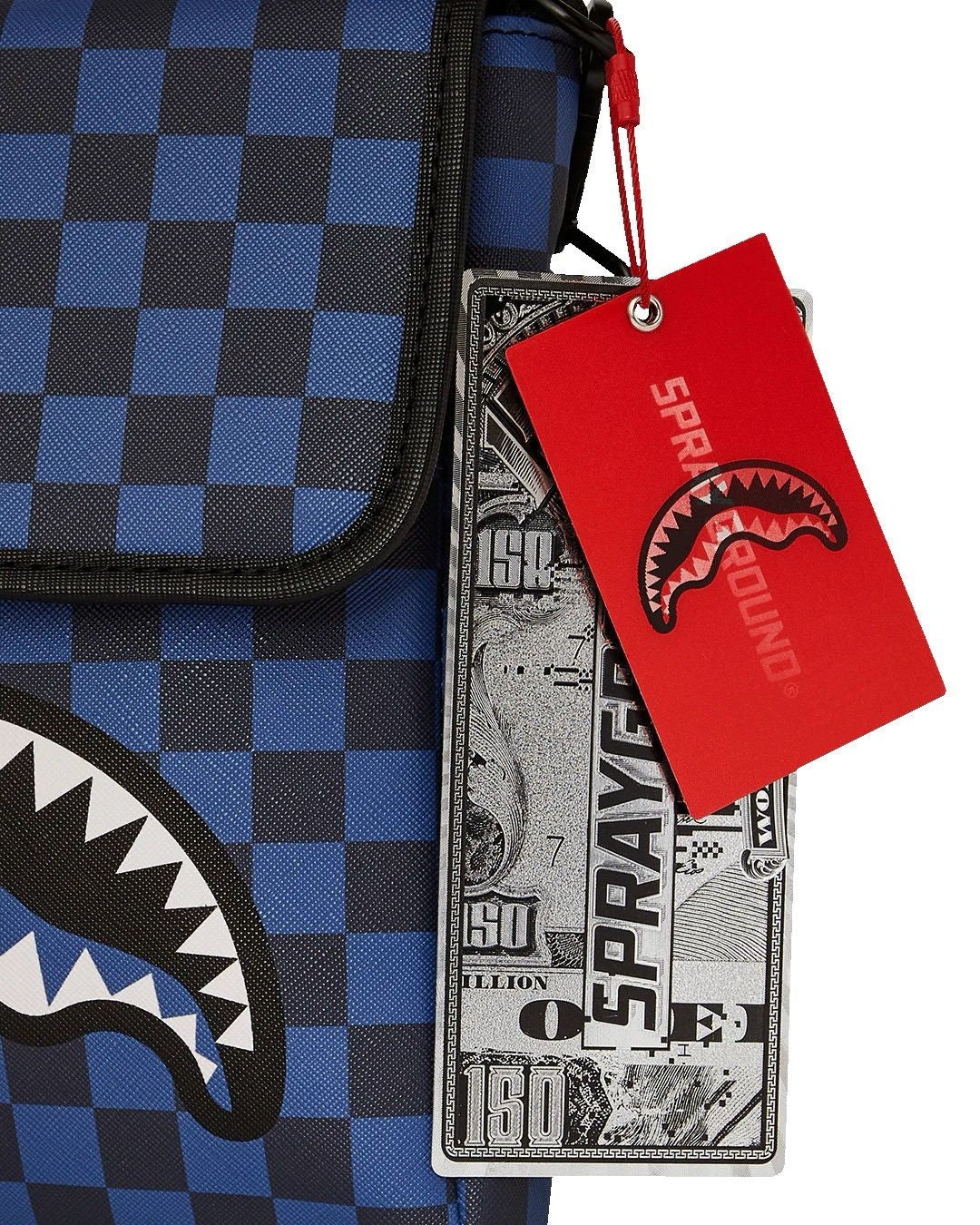 Tracolla Sprayground blu midnight sip messenger sling