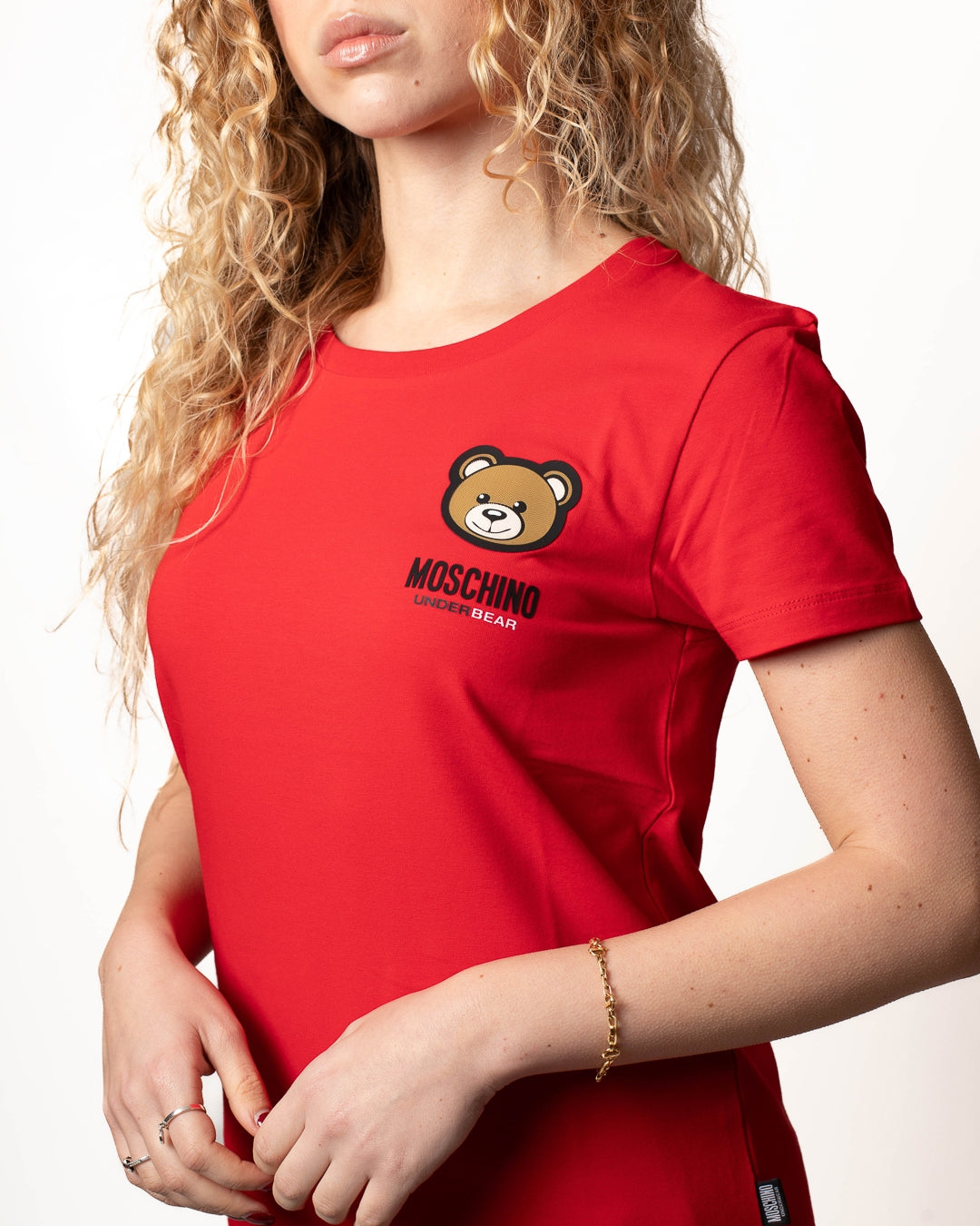 T-Shirt Moschino Underwear girocollo "Teddy Bear" donna