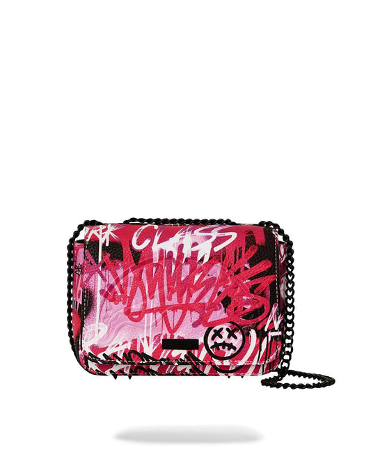 Borsa Sprayground fuxia afterglow skyglow shark