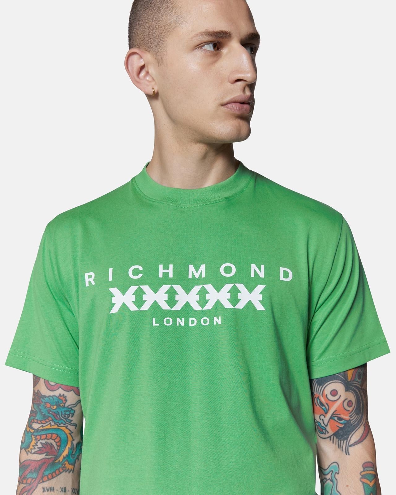 T-Shirt Richmond X con stampa logata uomo