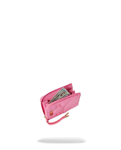 Portafoglio Sprayground rosa sorbet stunna 2 zip-out wallet