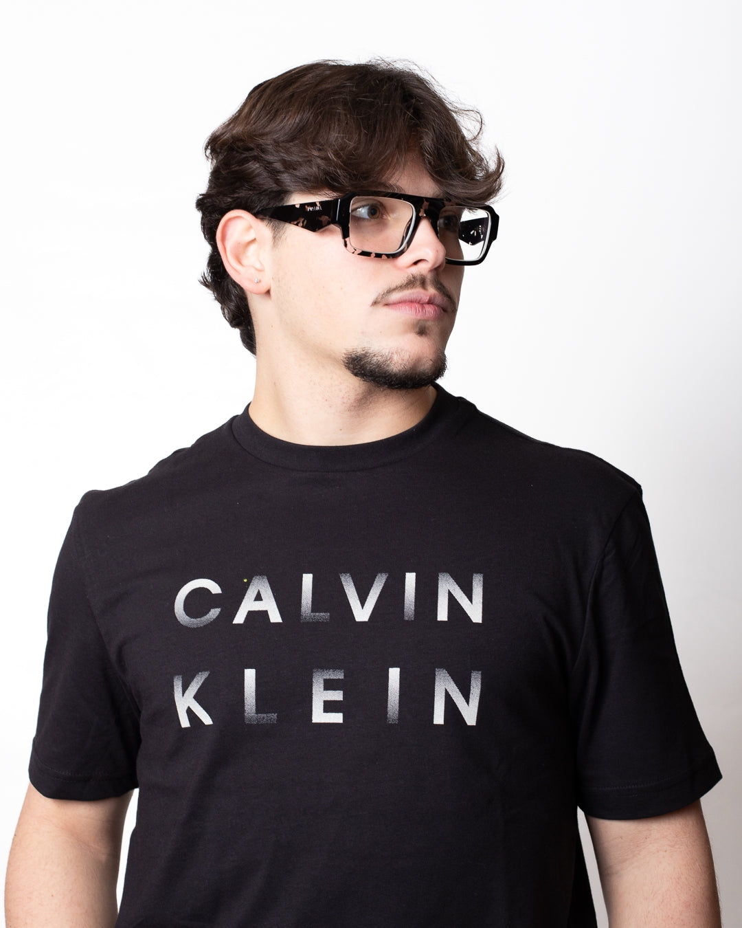 T-Shirt Calvin Klein con logo stampato uomo