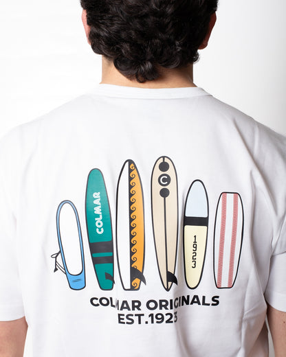 T-Shirt Colmar con stampa "Surf" uomo