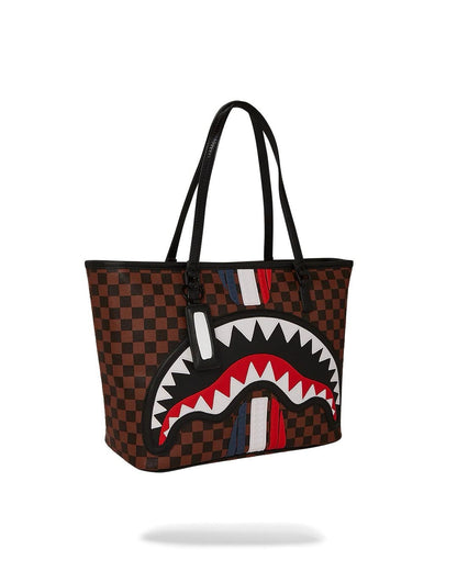 Borsa Sprayground marrone machine Francaise tote