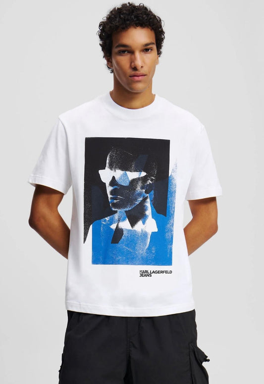 T-Shirt Karl Lagerfeld Jeans con stampa Karl uomo