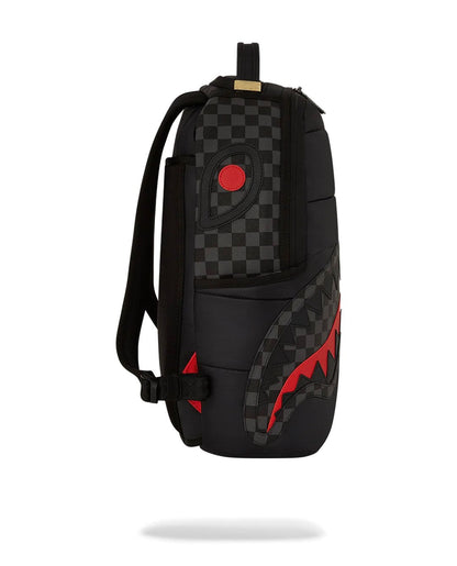 Zaino Sprayground nero black puffer grey check backpack