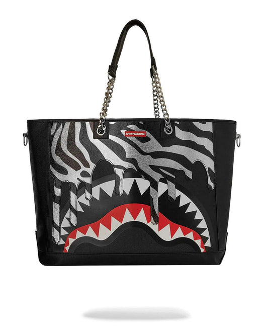 Borsa Sprayground nero ze shark predator tote