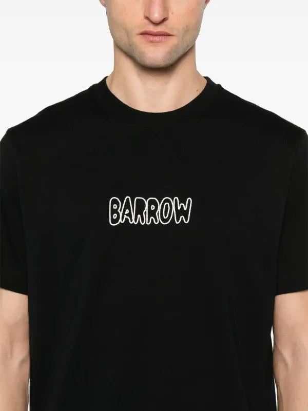 T-Shirt Barrow con stampa e ricamo