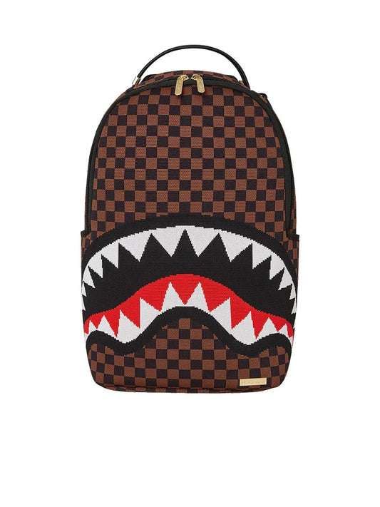 Zaino Sprayground marrone knit sharks in paris 2.0 backpack