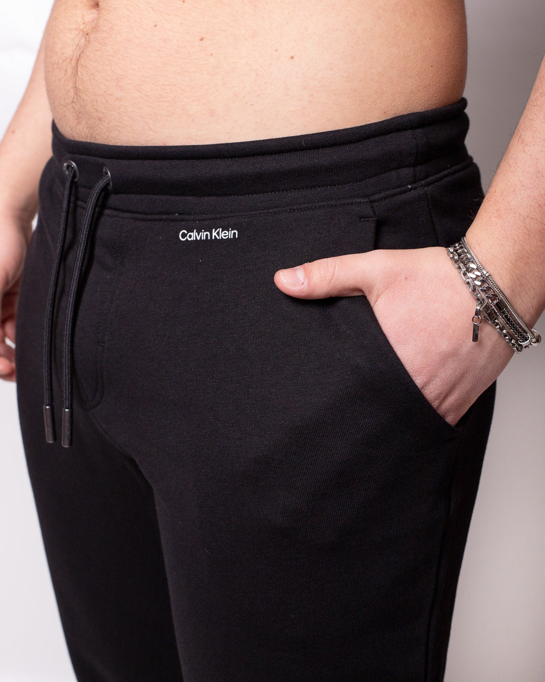 Pantalone Calvin Klein in felpa con logo uomo