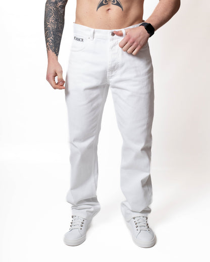 Pantalone Moschino straight cinque tasche uomo