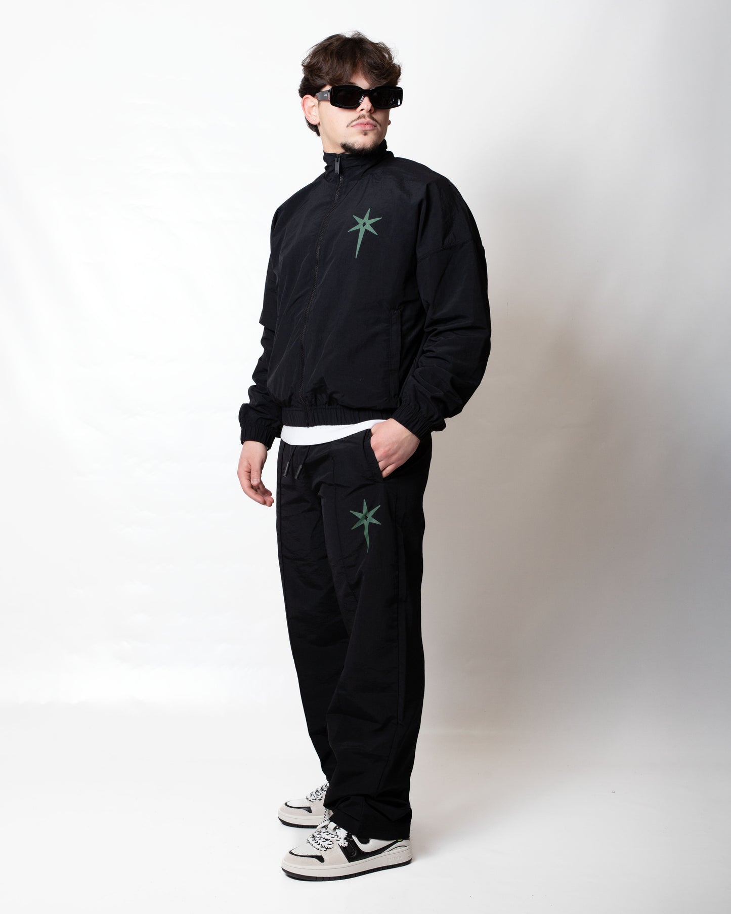 Giubbotto Marcelo Burlon in nylon "County Goth" uomo