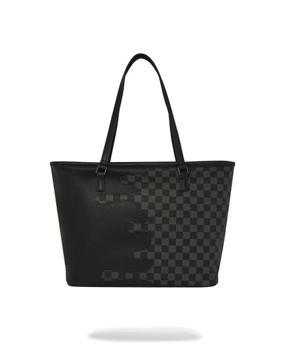 Borsa Sprayground nero unfinished shark tote