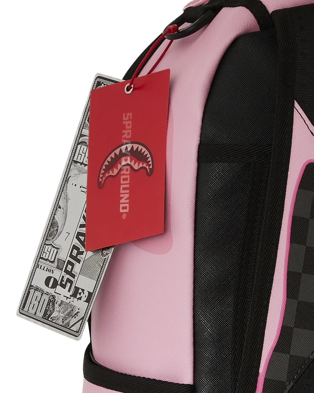 Zaino Sprayground nero pink panther halfpainted backpack