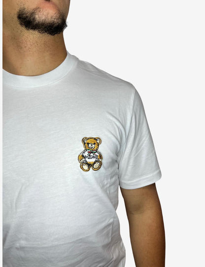 T-Shirt Moschino con logo Teddy Bear ricamato uomo