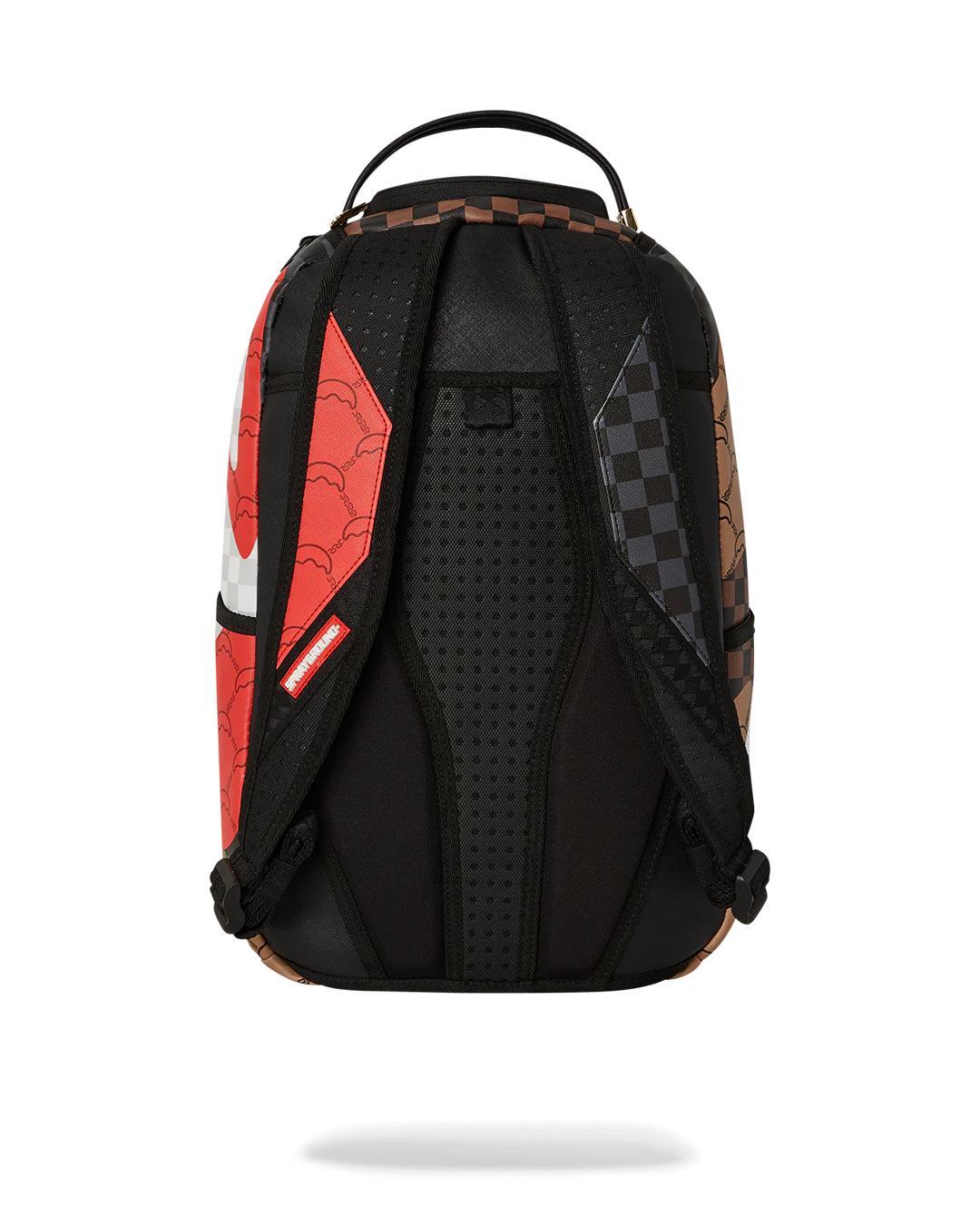 Zaino Sprayground marrone motif mayhem dlxsv backpack