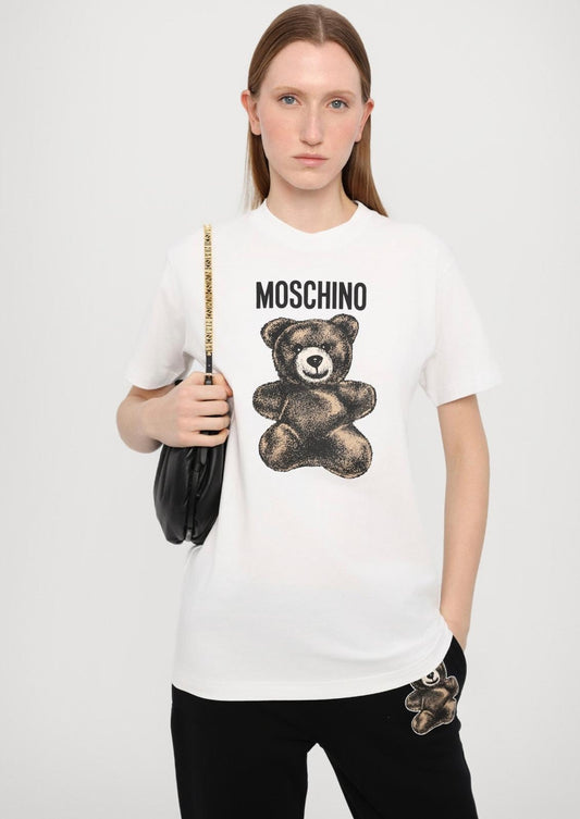 T-Shirt Moschino con maxi stampa "Teddy Bear"