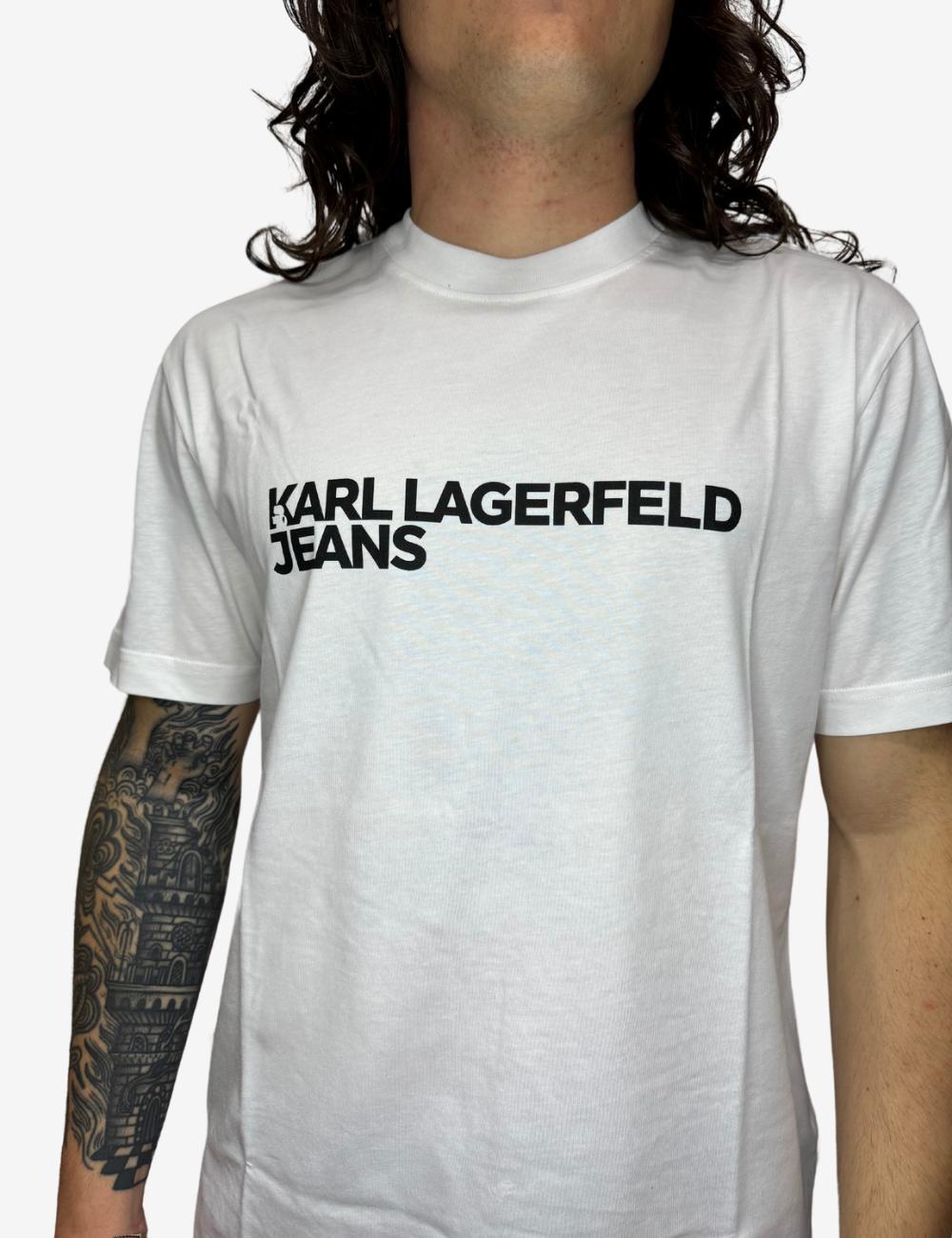 T-Shirt Karl Lagerfeld Jeans griffata uomo