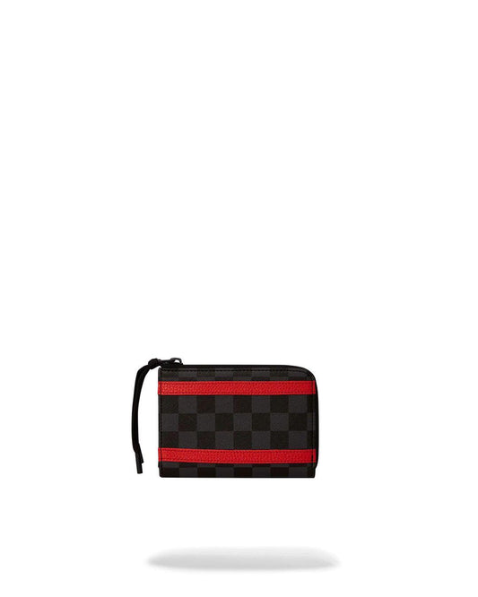 Portafoglio Sprayground nero monaco shark club zip-out wallet