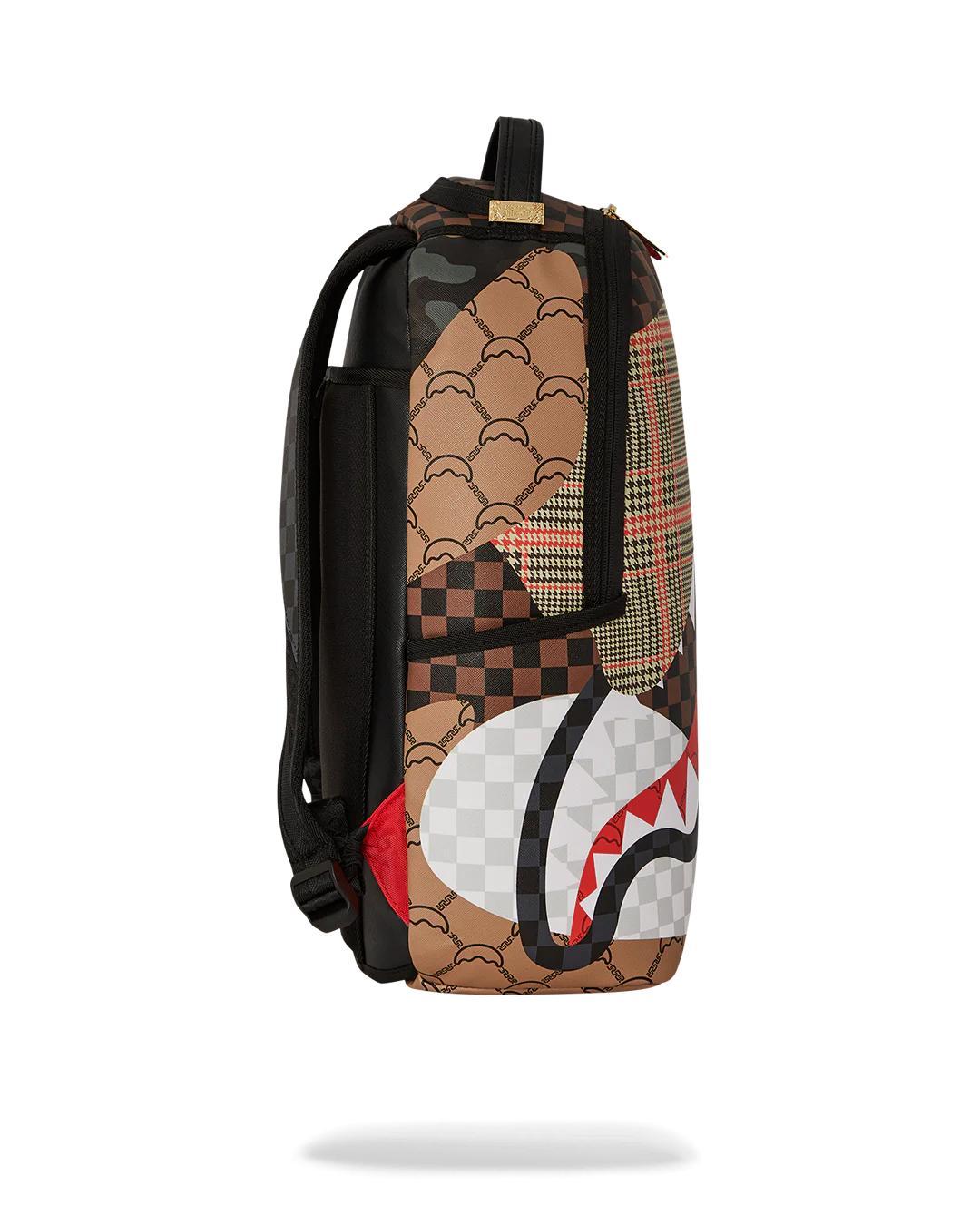 Zaino Sprayground marrone motif mayhem dlxsv backpack