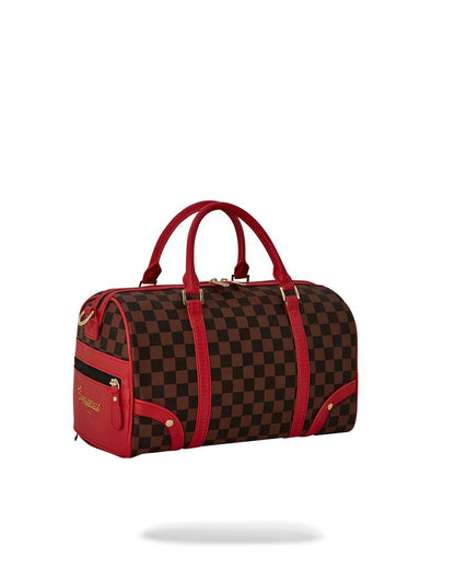 Borsa Sprayground marrone Takeover the throne mini duffle