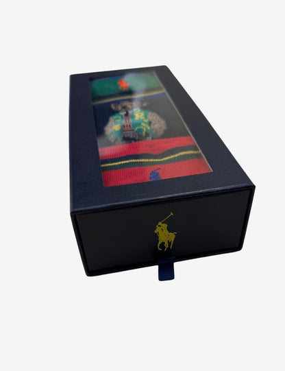 Calze Polo Ralph Lauren tri-pack "Polo Bear" e righe