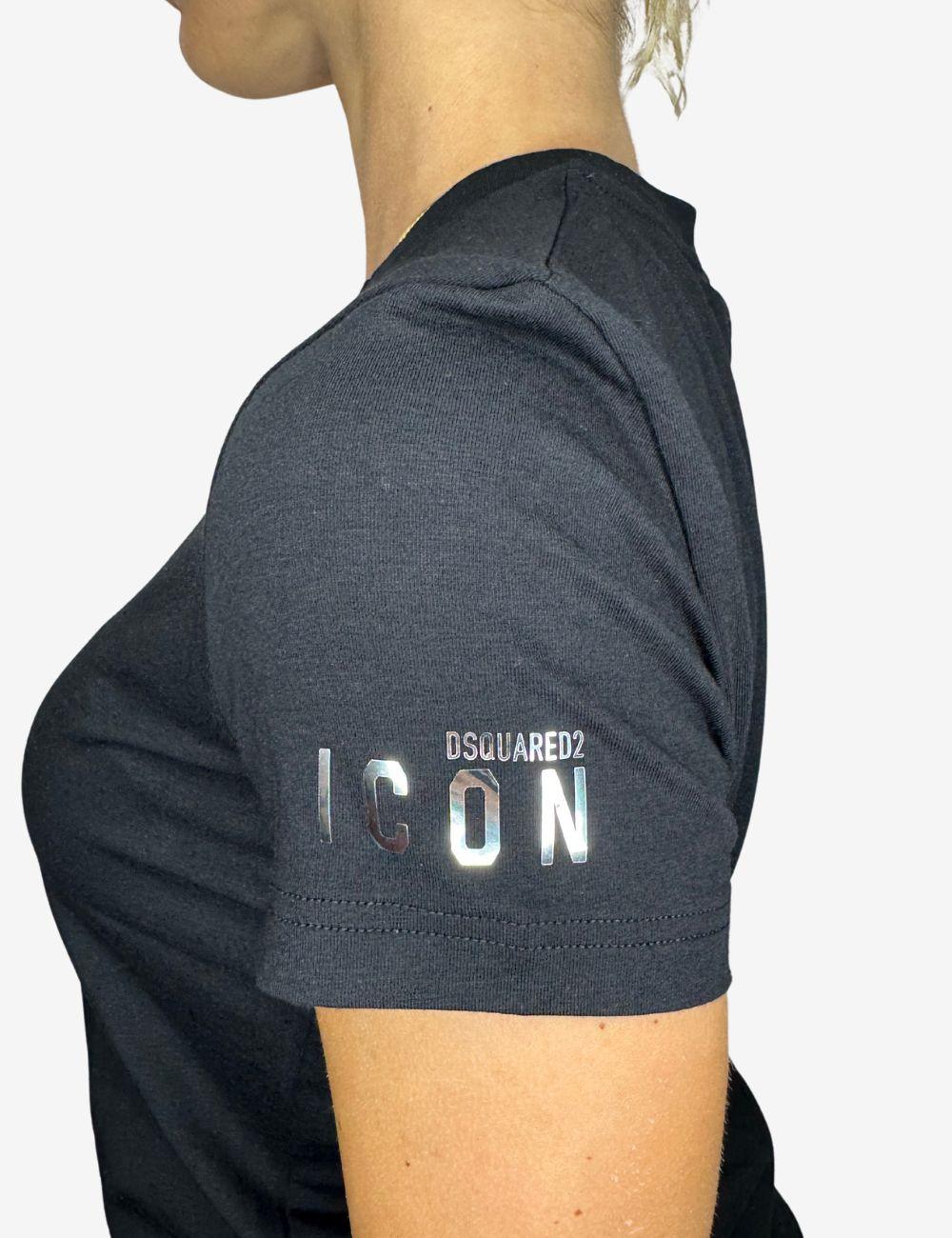 T-Shirt Dsquared2 con logo specchiato