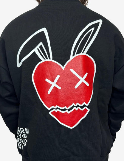 Felpa Pharmacy Industry girocollo "Heart Bunny" uomo