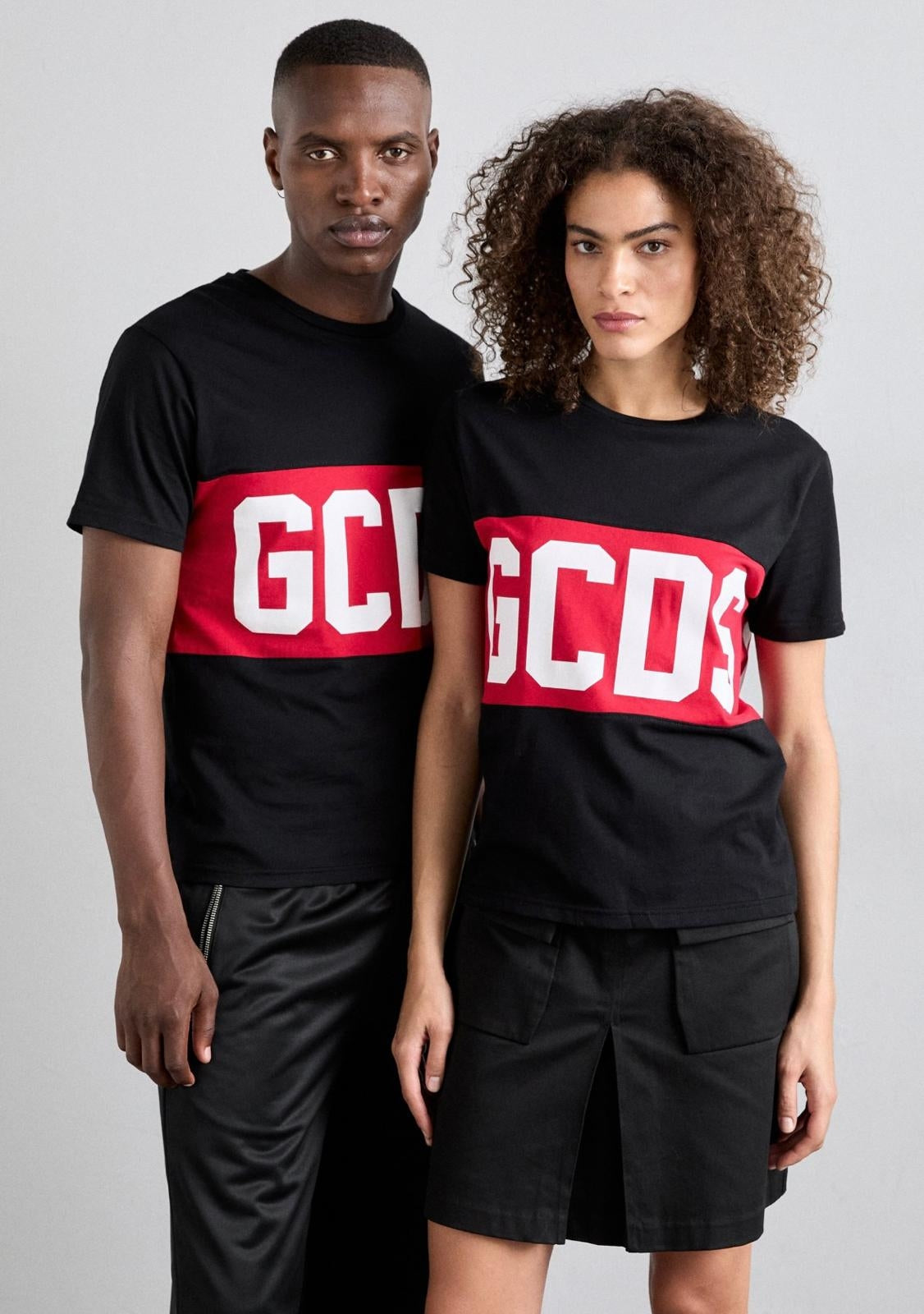 T-Shirt GCDS con banda logata