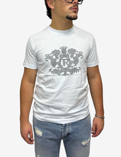 T-Shirt John Richmond con applicazioni decorative uomo