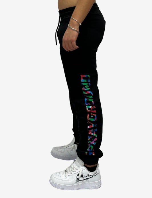 Pantalone Sprayground con logo multicolor uomo