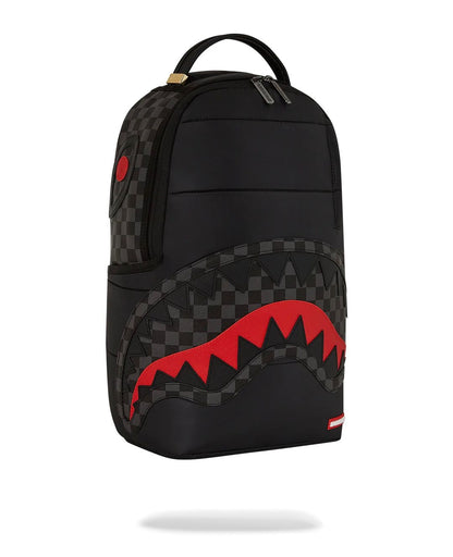 Zaino Sprayground nero black puffer grey check backpack