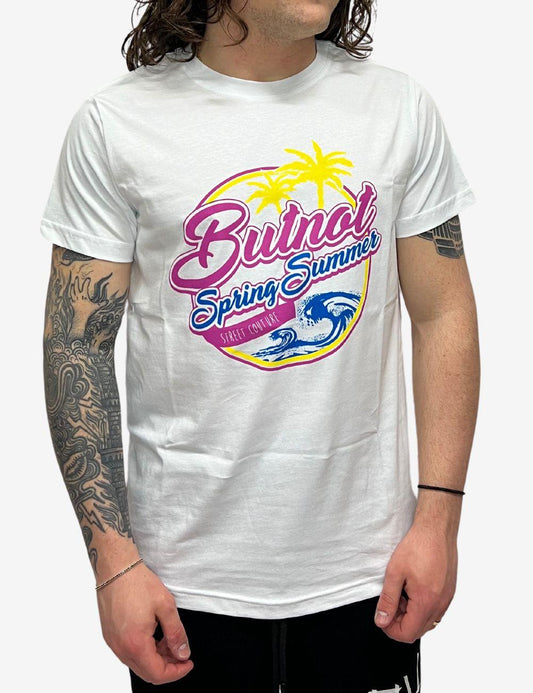 T-Shirt Butnot con stampa uomo