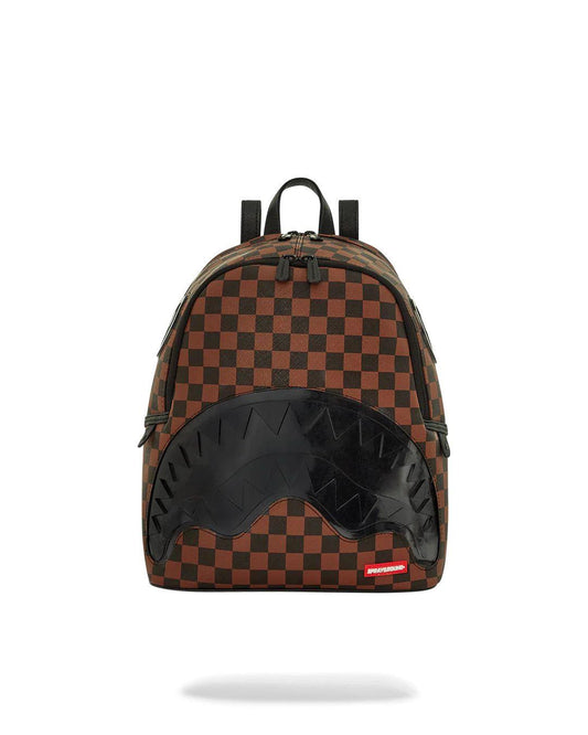 Zainetto Sprayground marrone sharks in paris clear for takeoff savage backpack