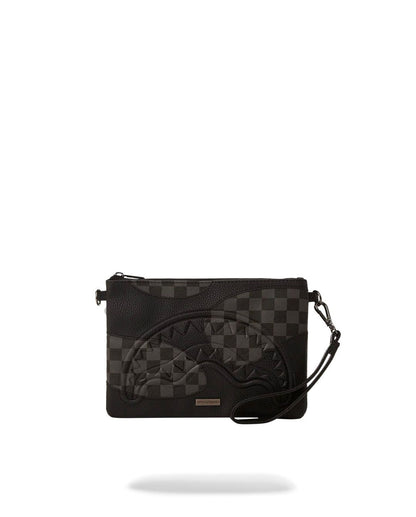 Pochette Sprayground nero dreamscape pochette clutch con tracolla